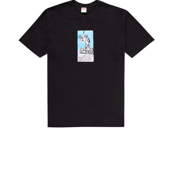 SUPREME LIBERTY TEE BLACK FW24