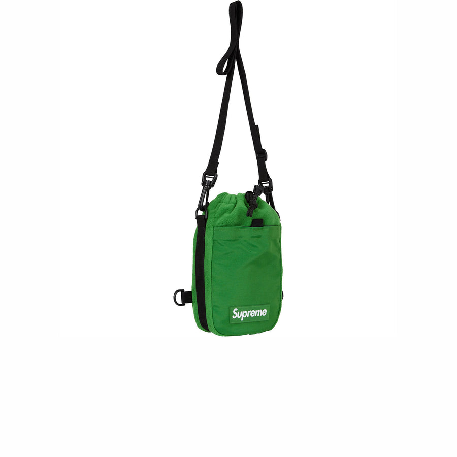 SUPREME POLARTEC SLING BAG GREEN FW24