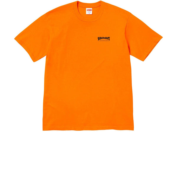 SUPREME THRASHER CROSS TEE ORANGE FW24