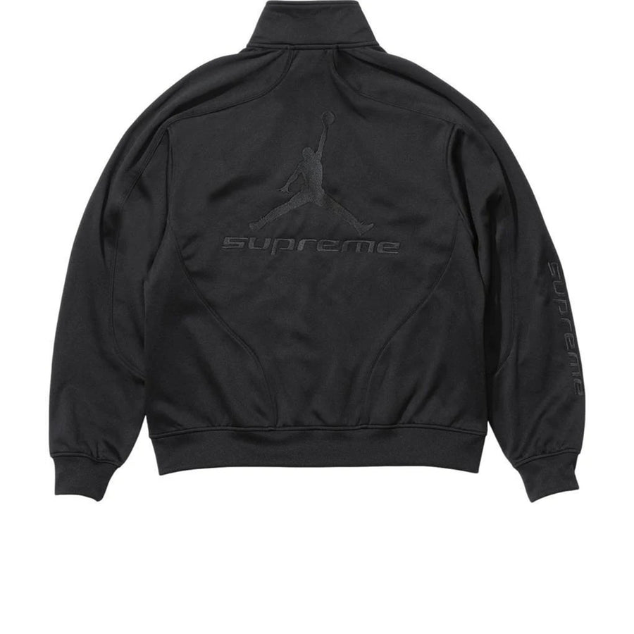 SUPREME X JORDAN TRICOT TRACK JACKET BLACK FW24