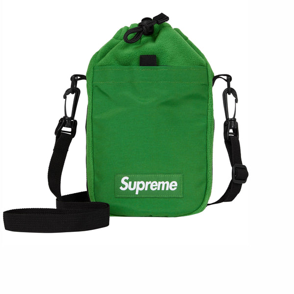 SUPREME POLARTEC SLING BAG GREEN FW24