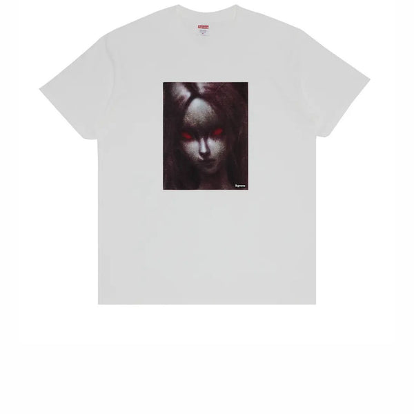 SUPREME RED EYES TEE WHITE FW24