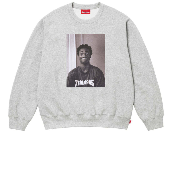 SUPREME THRASHER CREWNECK GREY FW24