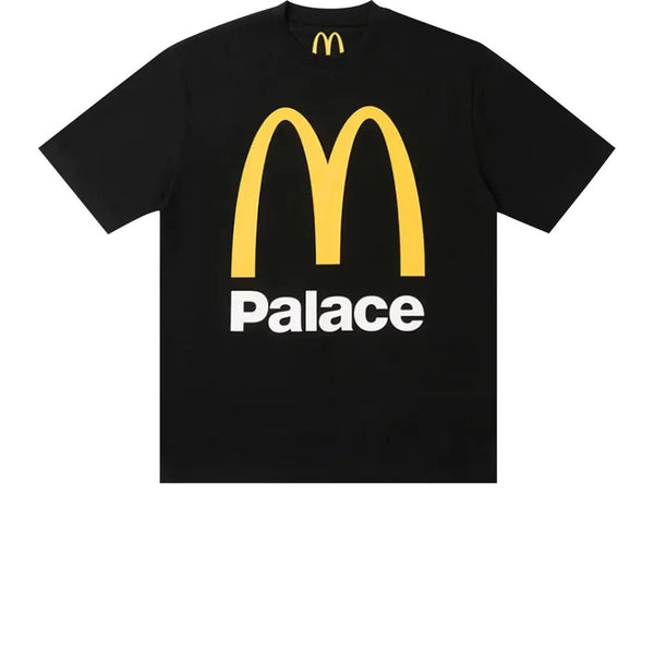 PALACE X MCDONALD'S LOGO TEE BLACK FW23