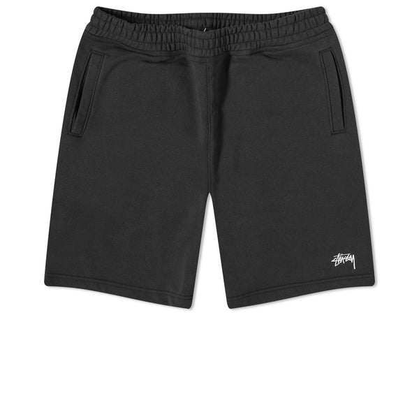 STUSSY STOCK LOGO SHORT BLACK