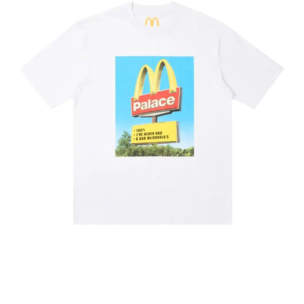 PALACE X MCDONALD'S SIGN TEE WHITE FW23