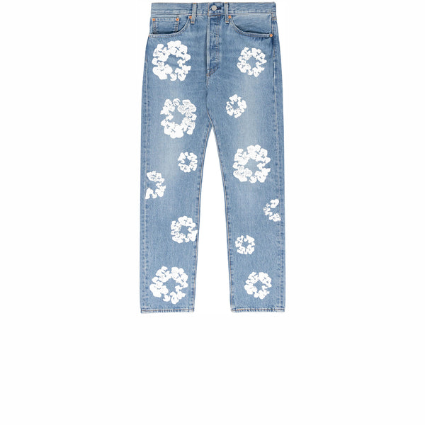 DENIM TEARS X LEVI'S COTTON WREATH JEAN LIGHT WASH