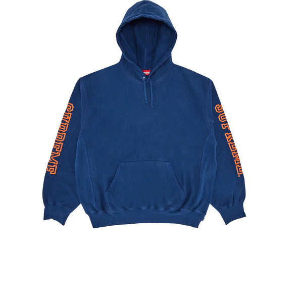 SUPREME COLLEGIATE SLEEVE HOODED SWEATSHIRT BLUE FW24