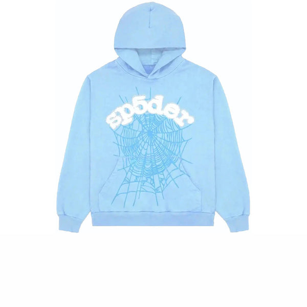 SP5DER WEB HOODIE SKY BLUE