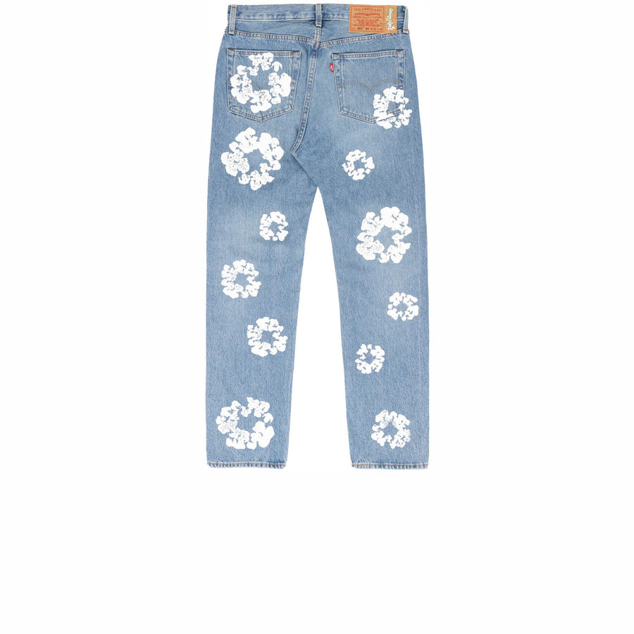 DENIM TEARS X LEVI'S COTTON WREATH JEAN LIGHT WASH