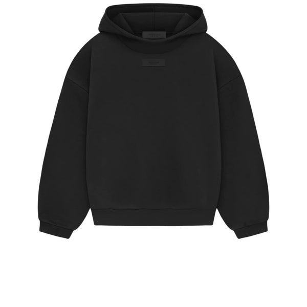 FEAR OF GOD ESSENTIALS HOODIE JET BLACK SS24