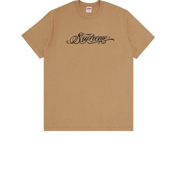 SUPREME SCRIPT TEE KHAKI FW24