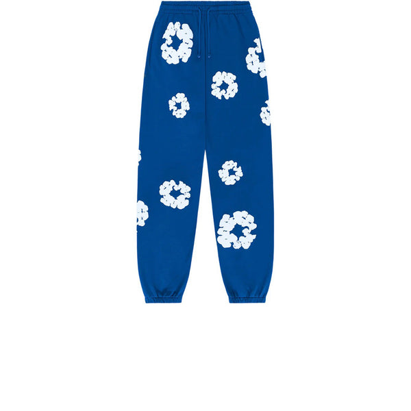 DENIM TEARS THE COTTON WREATH SWEATPANTS ROYAL BLUE FW23