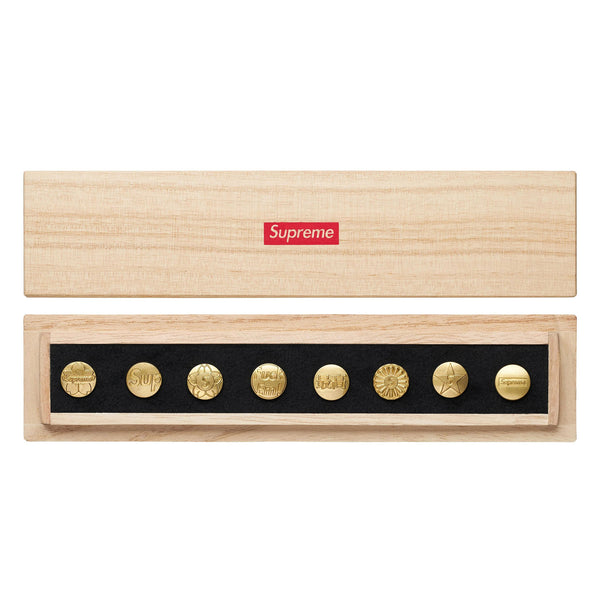 SUPREME CDW PUSH PIN SET BRASS FW24