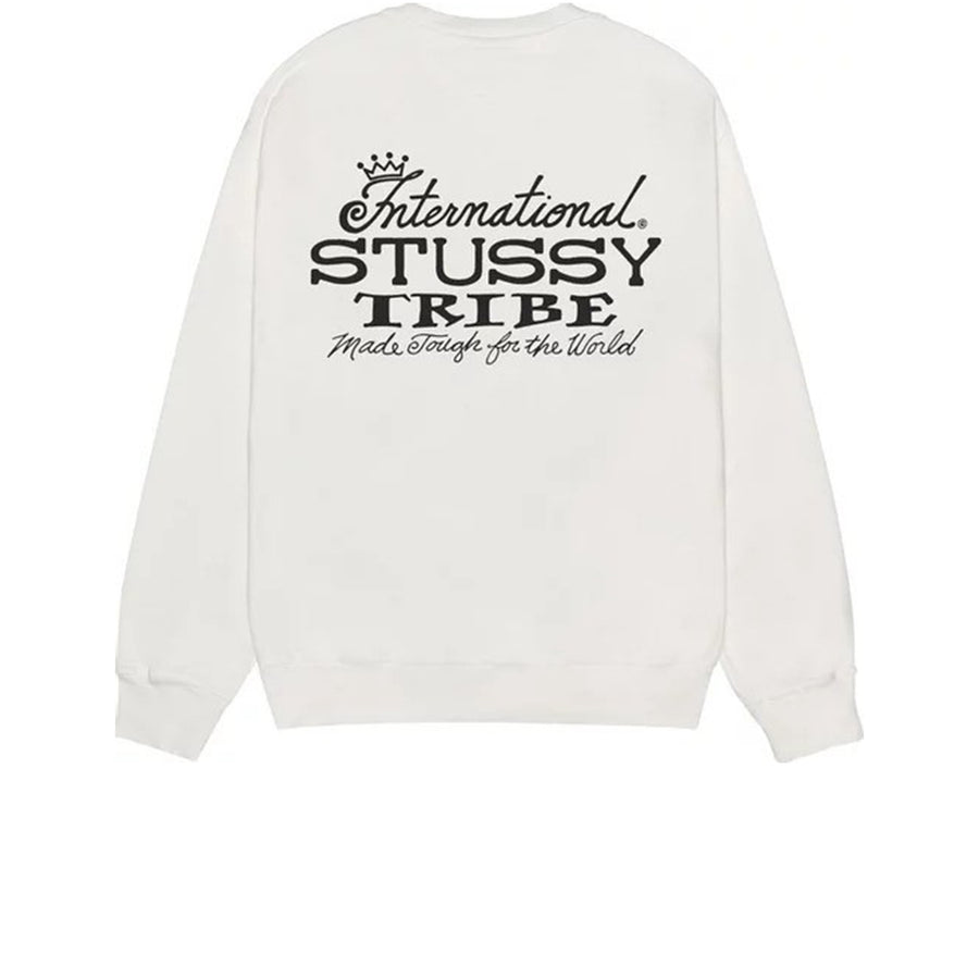 STUSSY IST PIGMENT DYED CREW NATURAL