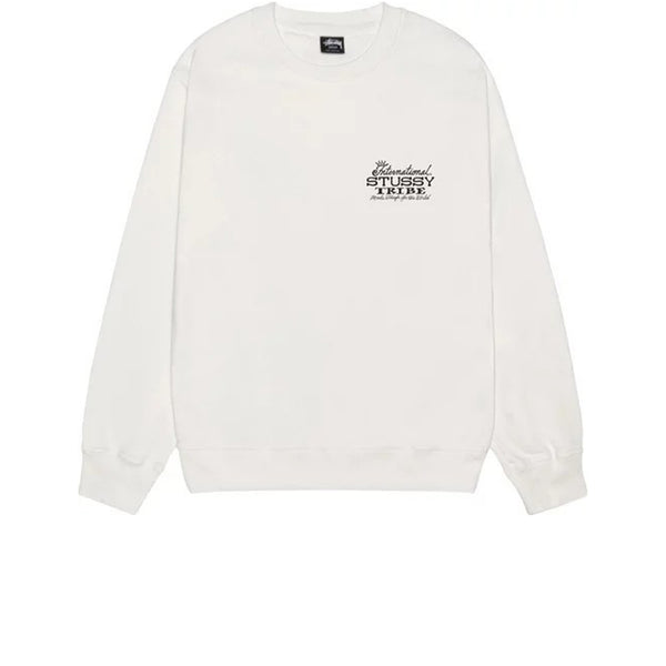 STUSSY IST PIGMENT DYED CREW NATURAL