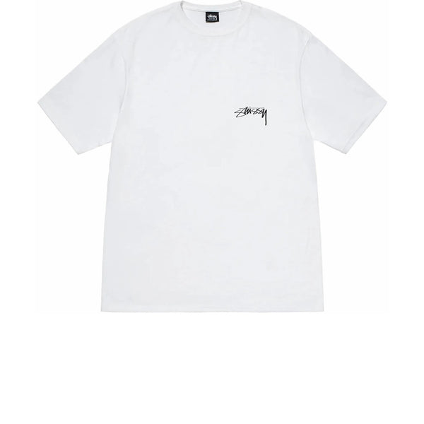 STUSSY GRID TEE WHITE