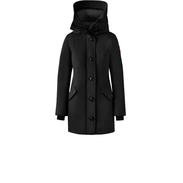 CANADA GOOSE ROSSCLAIR PARKA FUSION FIT HERITAGE BLACK (WOMEN'S)