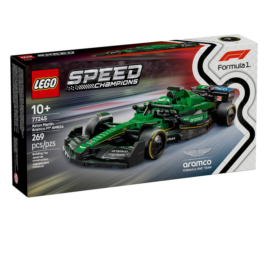 LEGO ASTON MARTIN ARAMCO F1 AMR24 RACE CAR 77245