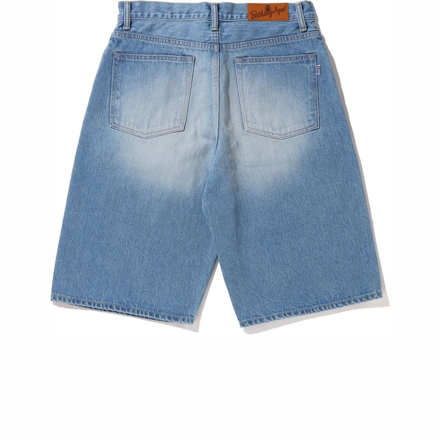 A BATHING APE TWIN STA DENIM SHORTS