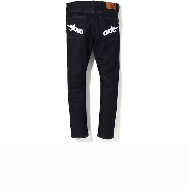 BAPE X OVO 2008 TYPE-05 DENIM PANTS INDIGO