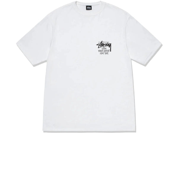 STUSSY DSM NEW YORK TEE WHITE