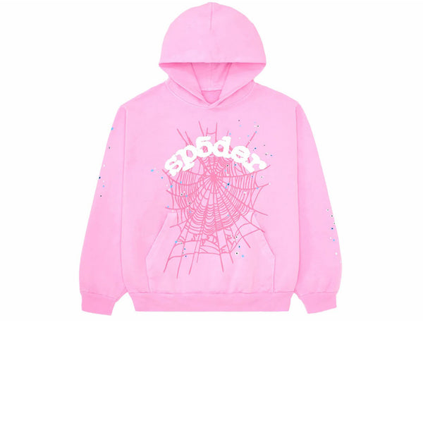 SP5DER OG WEB HOODIE PINK