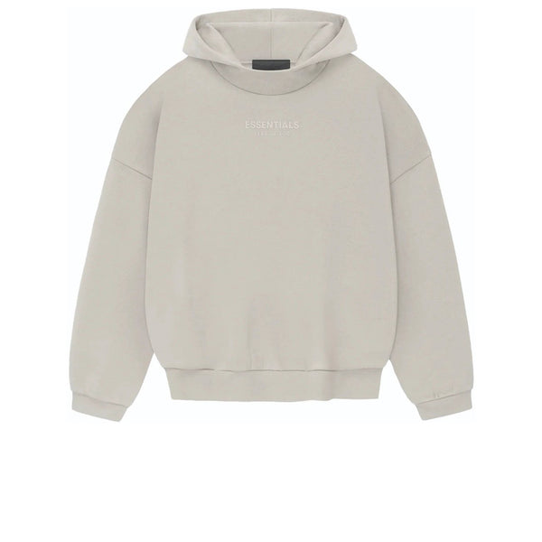 FEAR OF GOD ESSENTIALS BONDED HOODIE SILVER CLOUD FW23