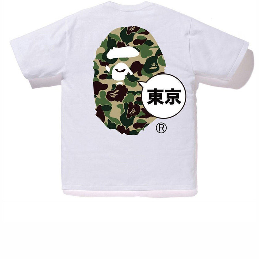 BAPE BIG APE HEAD TOKYO CITY TEE WHITE