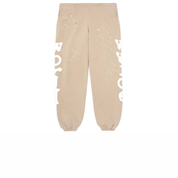 SP5DER BELUGA SWEATPANTS SAND SS23