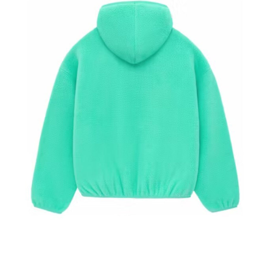 FEAR OF GOD ESSENTIALS POLAR FLEECE HOODIE MINT LEAF FW23