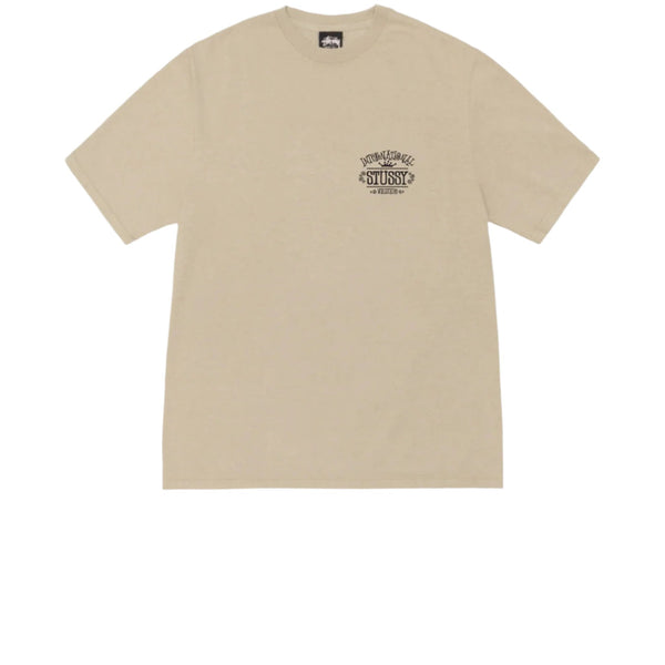 STUSSY WORLDWIDE PIGMENT DYED TEE KHAKI