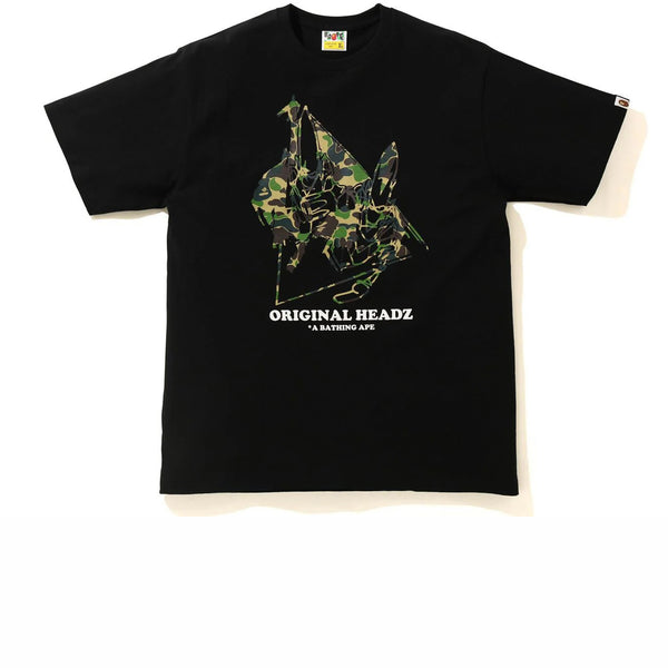 BAPE UNKLE POINTMAN LOGO TEE BLACK