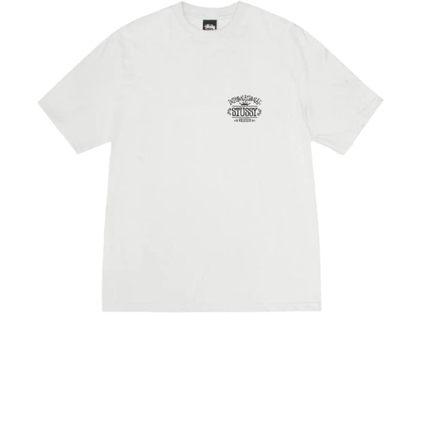 STUSSY WORLDWIDE PIGMENT DYED TEE NATURAL