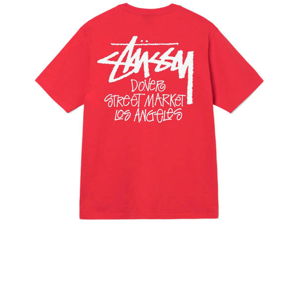 STUSSY DSM LOS ANGELES TEE RED