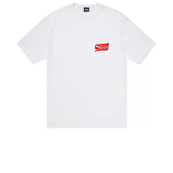 STUSSY SODA CAN TEE WHITE