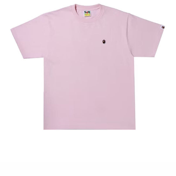 BAPE APE HEAD ONE POINT TEE PINK