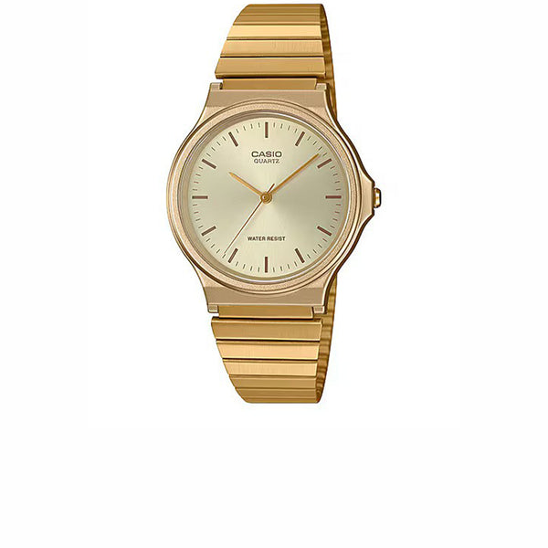 CASIO ANALOG STAINLESS STEEL GOLD MQ-24G-9E