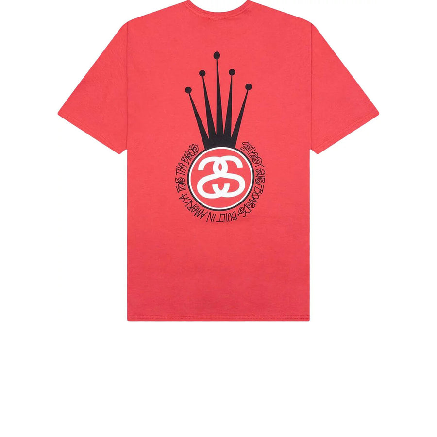 STUSSY CROWN LINK TEE PEPPER