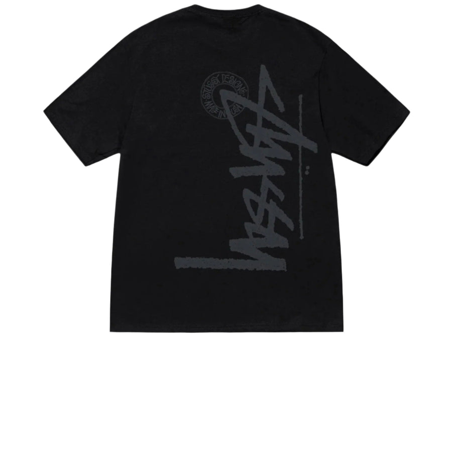 STUSSY BUANA STOCK TEE BLACK