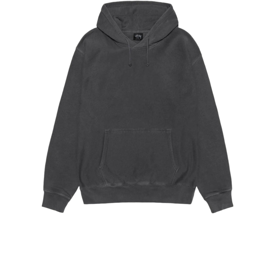 STUSSY BUANA PIGMENT DYED HOODIE BLACK