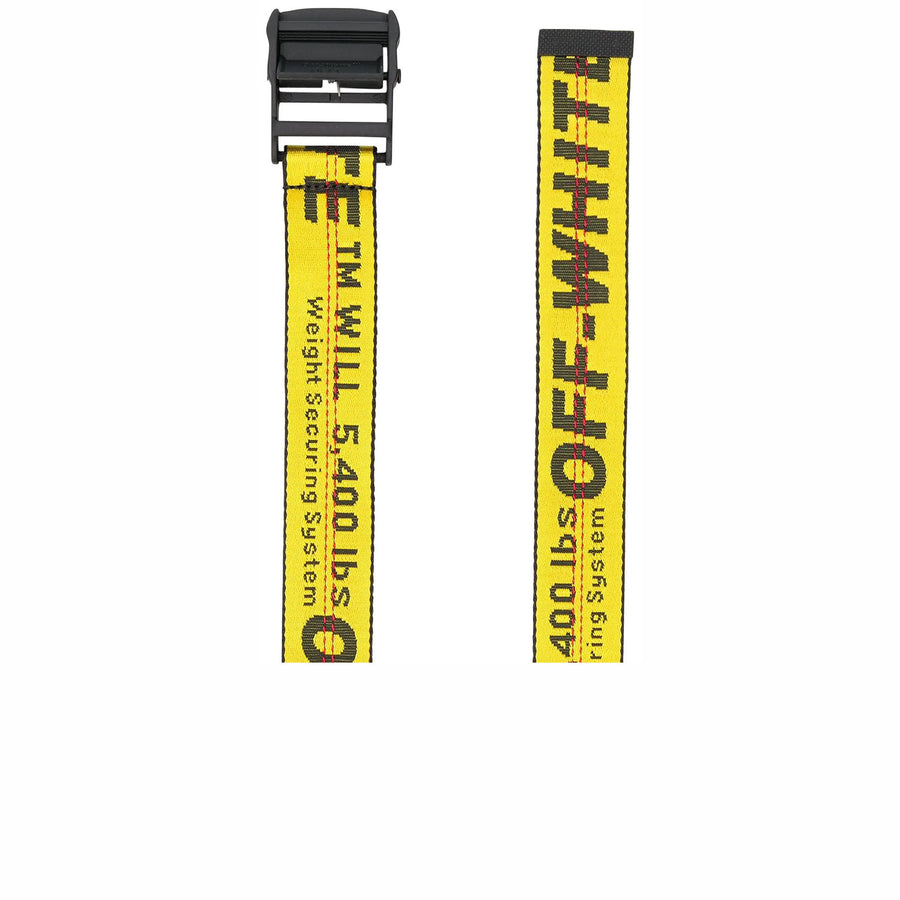 OFF-WHITE CARRYOVER INDUSTRIAL BELT YELLOW FW19