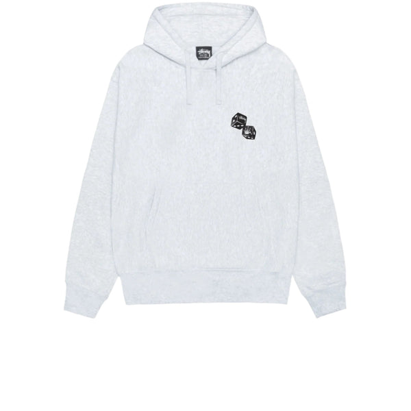 STUSSY SHAKERS HOODIE ASH HEATHER