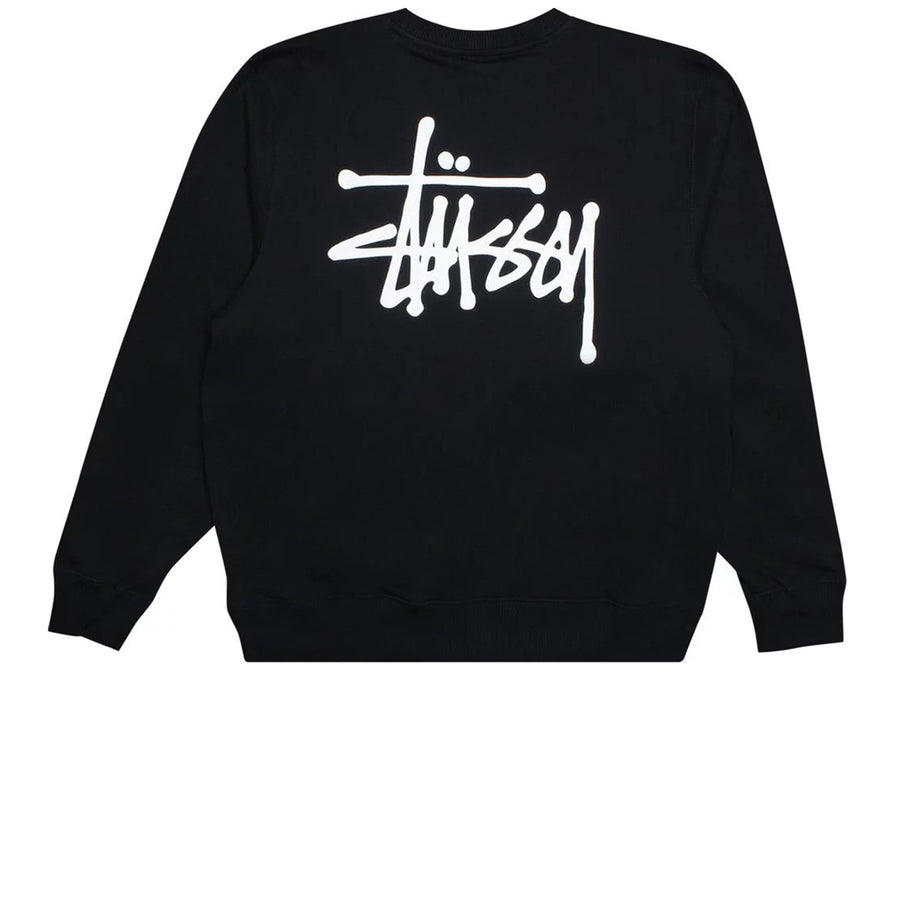 STUSSY BASIC CREW BLACK