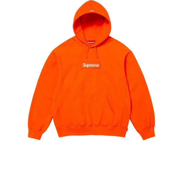 SUPREME BOX LOGO HOODED SWEATSHIRT DARK ORANGE FW24