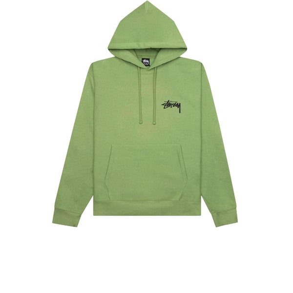 STUSSY CLASSIC DOT HOODIE MOSS