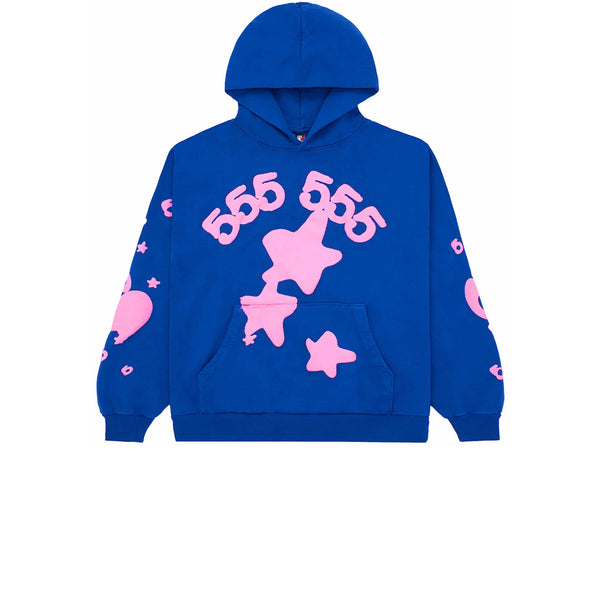 SP5DER BELUGA HOODIE BLUE PINK