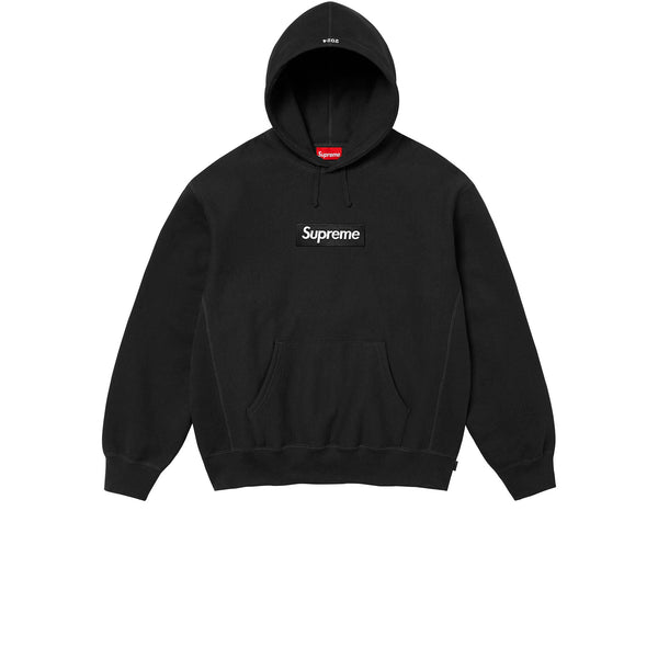 SUPREME BOX LOGO HOODED SWEATSHIRT BLACK FW24