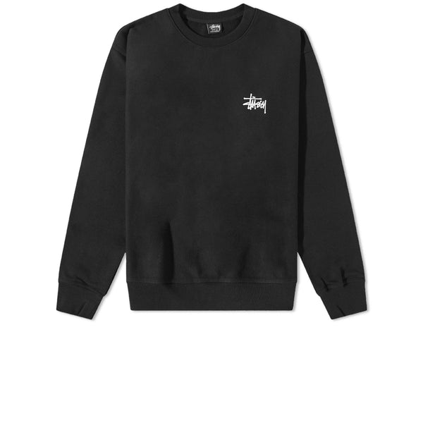 STUSSY BASIC CREW BLACK