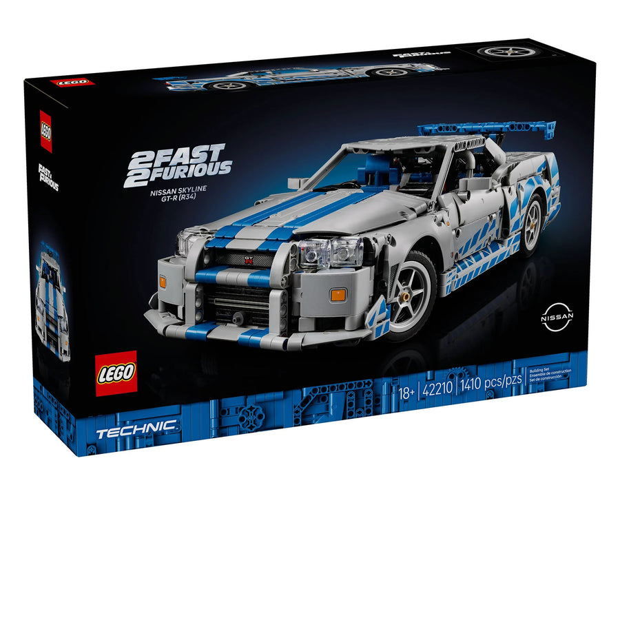 LEGO 2 FAST 2 FURIOUS NISSAN SKYLINE GT-R (R34) CAR 42210